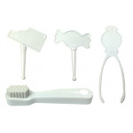 Veterinárna a dentálna súprava pre psa modrá